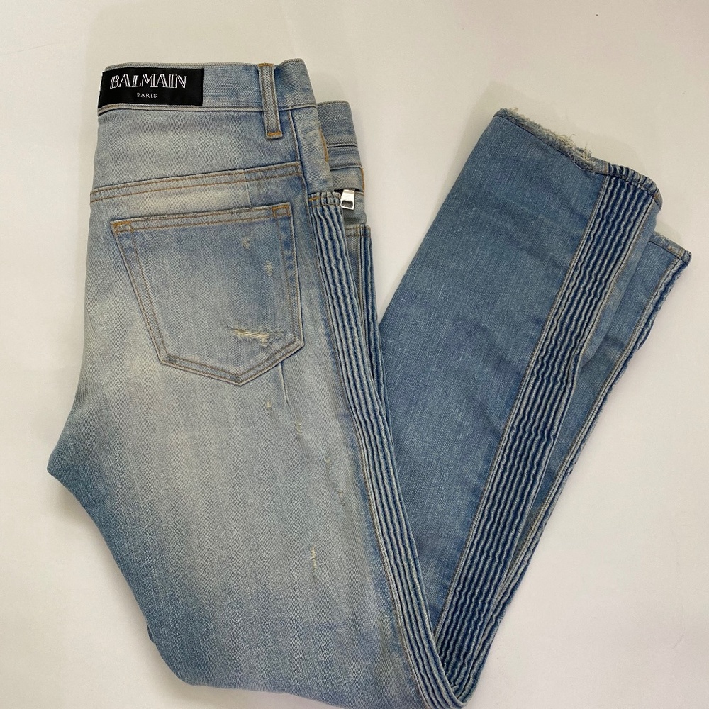 Balmain Distressed Jeans